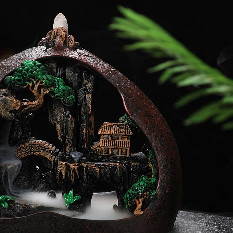 Incensário com Cascata de Fumaça