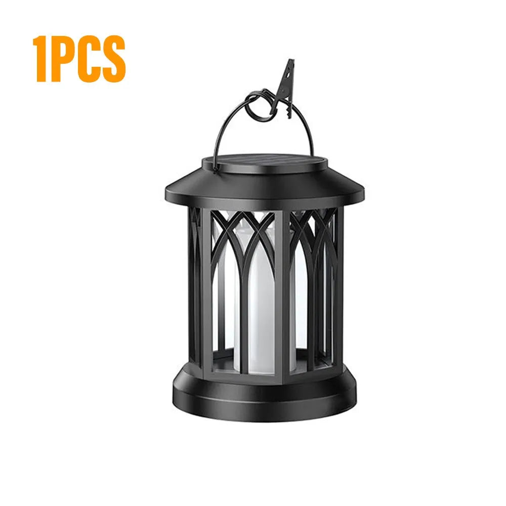 Lâmpada Solar LED com Chama Simulada